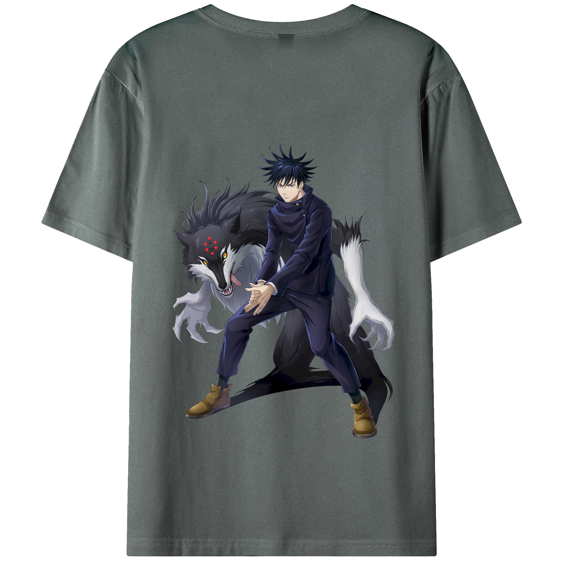 （画像用） 呪術廻戦 Jujutsu Kaisen 綿100％半袖Tシャツ（背面プリント）